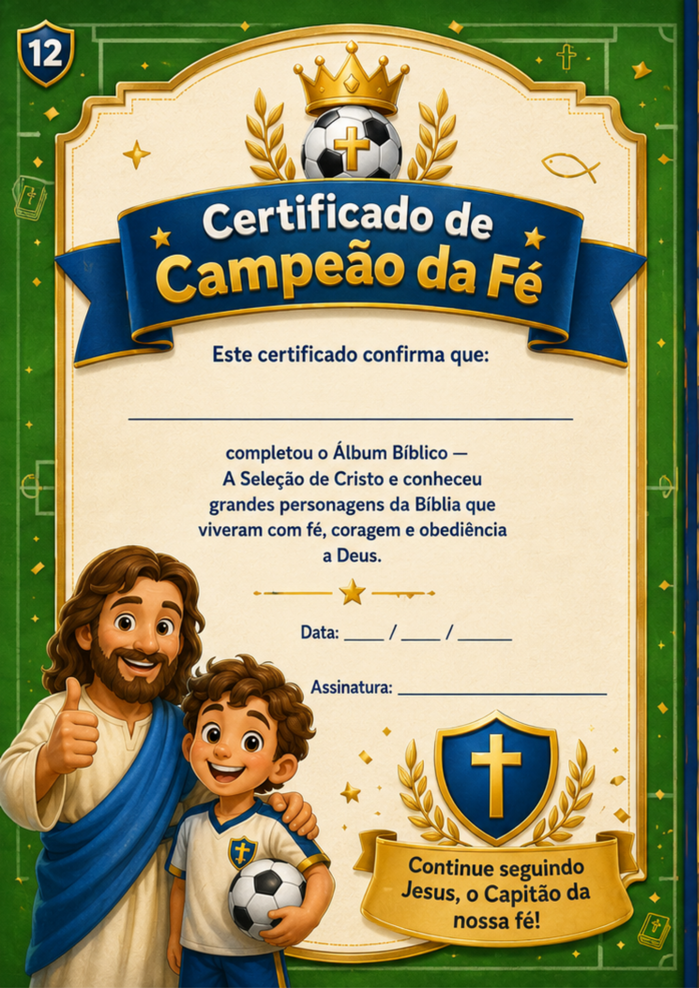Página 13 do Álbum Bíblico A Seleção de Cristo