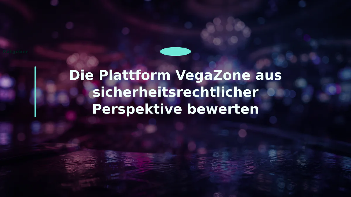 Die Plattform VegaZone aus sicherheitsrechtlicher Perspektive bewerten