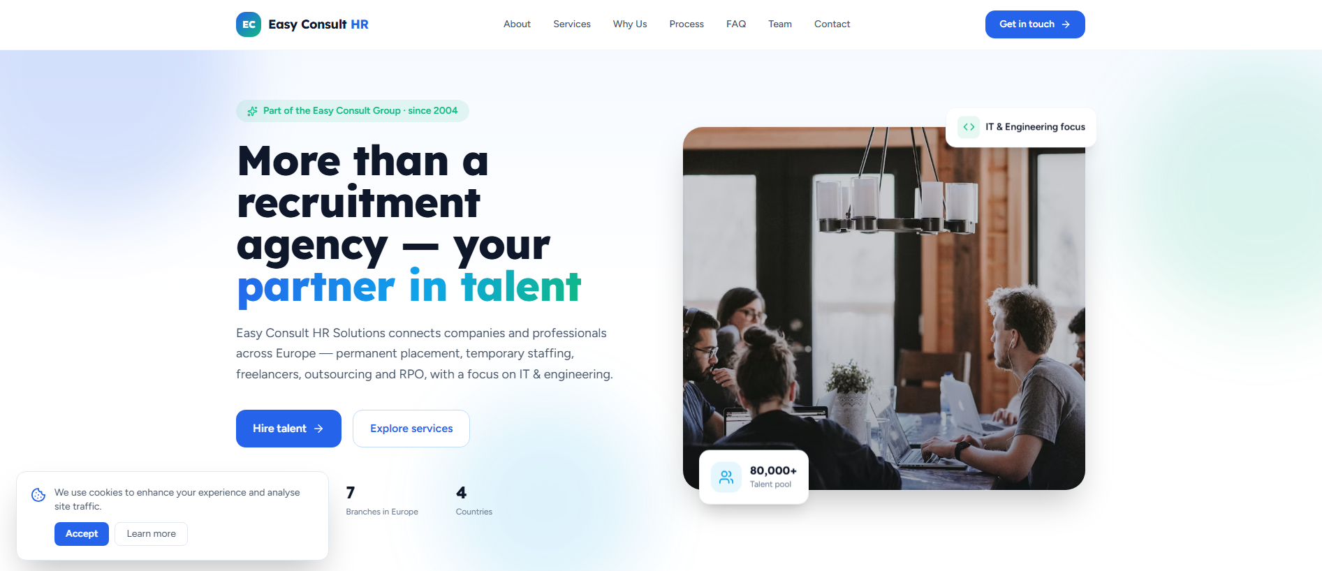 Screenshot of easyconsultrs.com