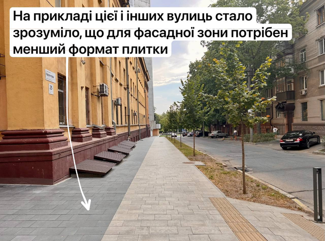 Sidewalk facade Dn3