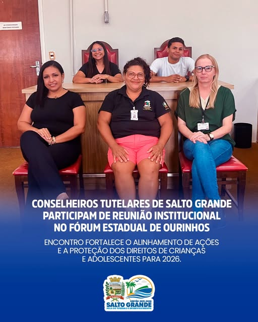 Conselho Tutelar de Salto Grande participa de reunião no Fórum de Ourinhos