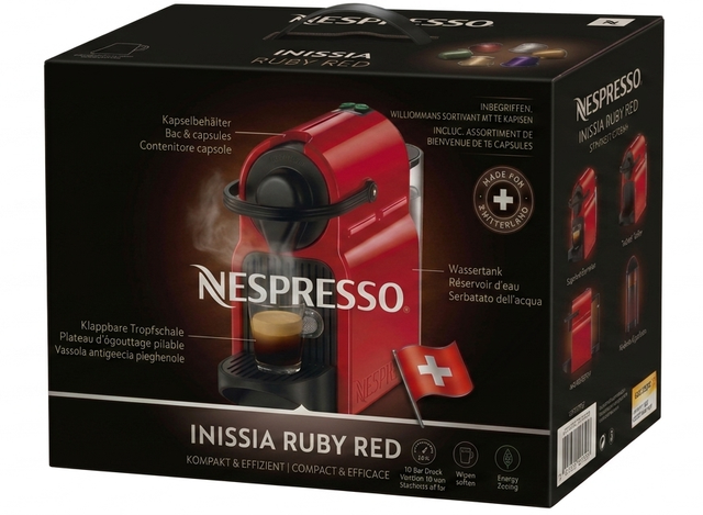 Nespresso INISSIA + 100 Kapseln