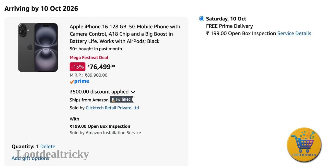 Iphone 16 Flipkart | Exclusive Sale Discount