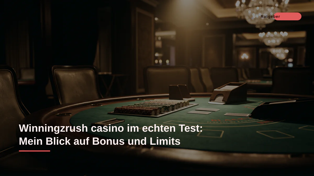 Winningzrush casino im echten Test: Mein Blick auf Bonus und Limits