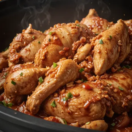 Slow Cooker Barbecue Chicken