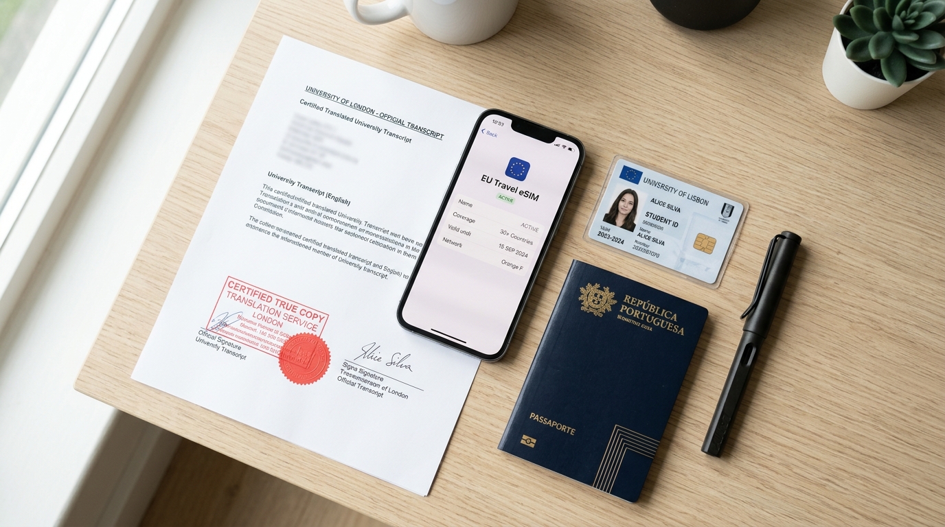 European Student Relocation Essentials: Translations, eSIM & Documents