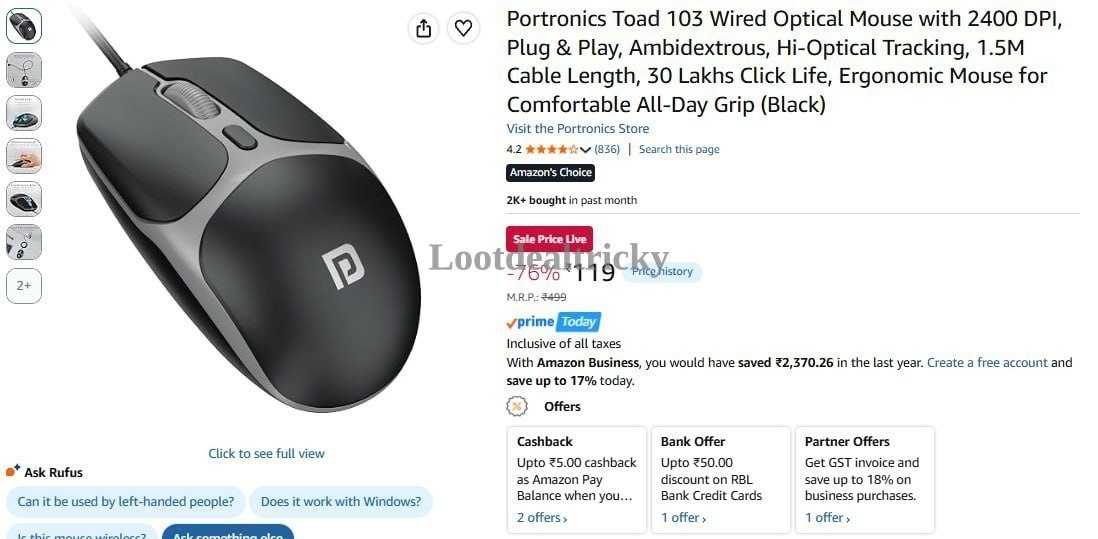 Portronics Toad 103 | Huge Savings Offer