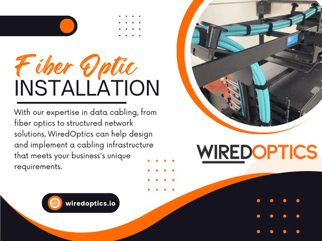 After discussing your project requirements with a cabling expert, the next step is to get a comprehensive quote.

Whether you need fiber optic installation or structured cabling for voice and data systems, a reliable cabling provider will provide a detailed proposal covering all project aspects. 

Click here for more information about Fiber Optic Installation: https://wiredoptics.io/fiber-optic-services/

Visit our Website: https://wiredoptics.io/

Wired Optics
Address: 107 Platform Wy N, Nashville, TN 37203, United States
Contact: +16152466616
Mail: info@wiredoptics.io
Find Us on Google Map: https://maps.app.goo.gl/sy9uaECL4pXR86Lw6

Our Profile: https://wiredoptics.imgbb.com/

See More:

https://is.gd/FWwvx1
https://is.gd/B8JEuI
https://is.gd/dmXNxM
https://is.gd/3ltu6o