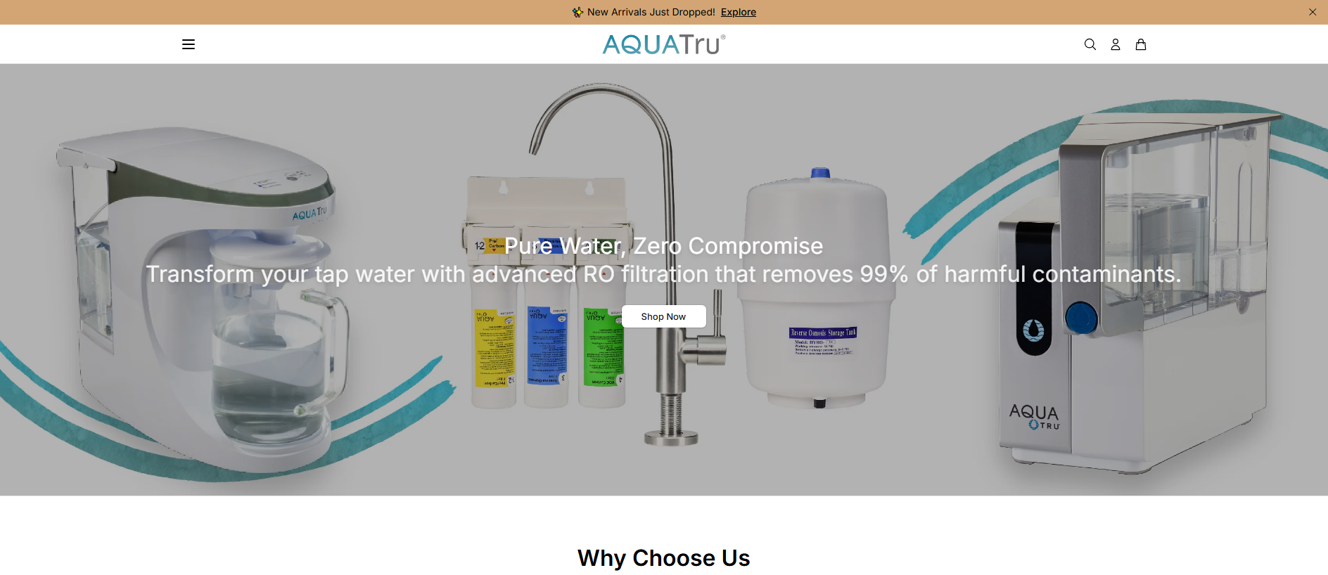 Stored capture of aquatruwell.shop