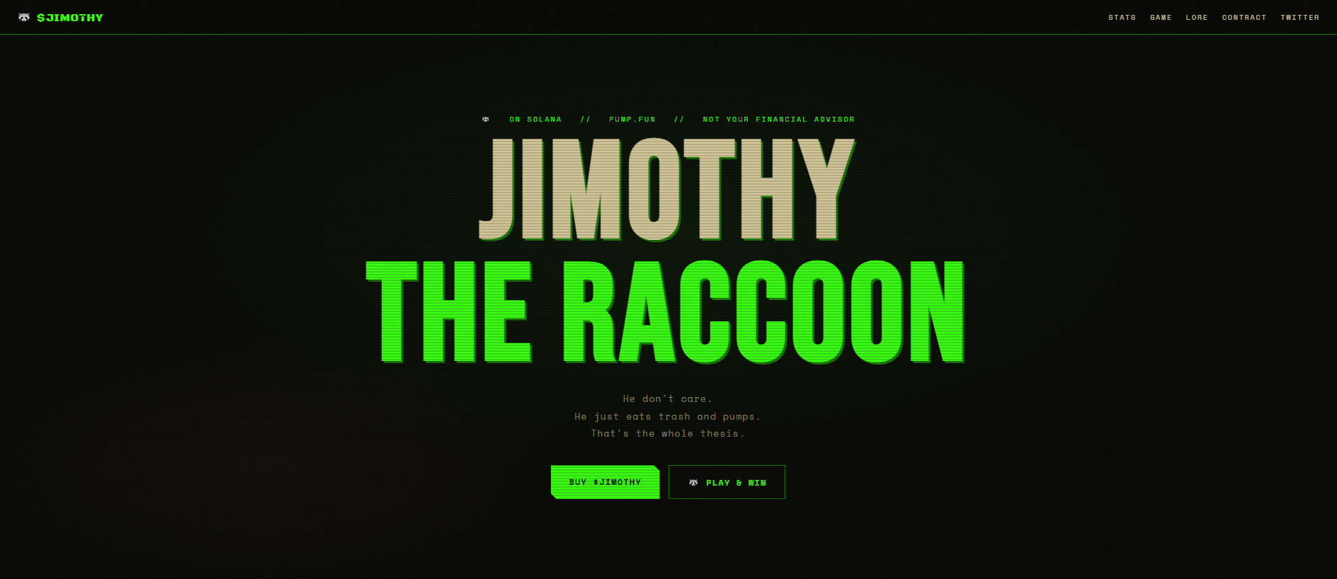Forensic screenshot of jimothy-sol.xyz showing the phishing page layout
