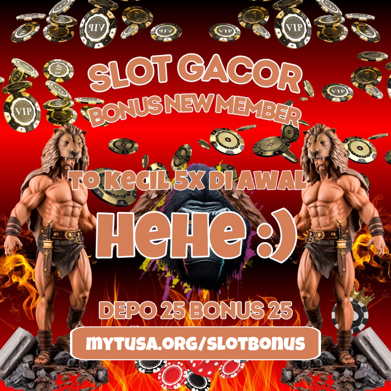 Slot Depo 25 Bonus 25 to x5 & Depo 50 Jadi 100 Bonus New Member 100 di Situs Slot Online