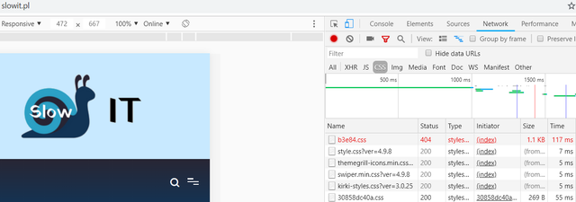 css 404