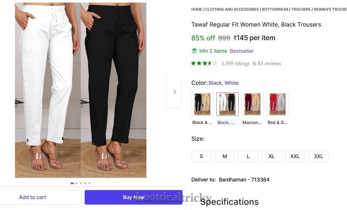 regular Fit Women – Great Loot Offer @ ₹145 regular Fit Women – Great Loot Offer @ ₹145