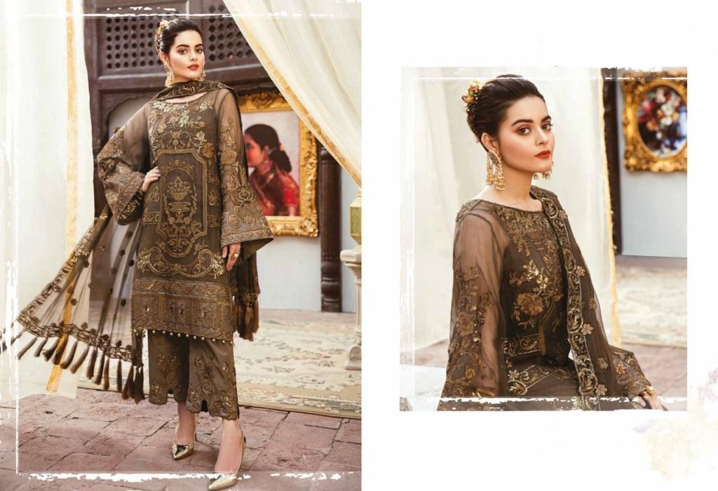 Elegant Unstitch Heavy Embroidered 