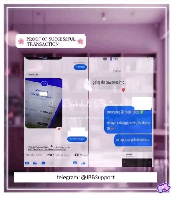 Customer feedback screenshot