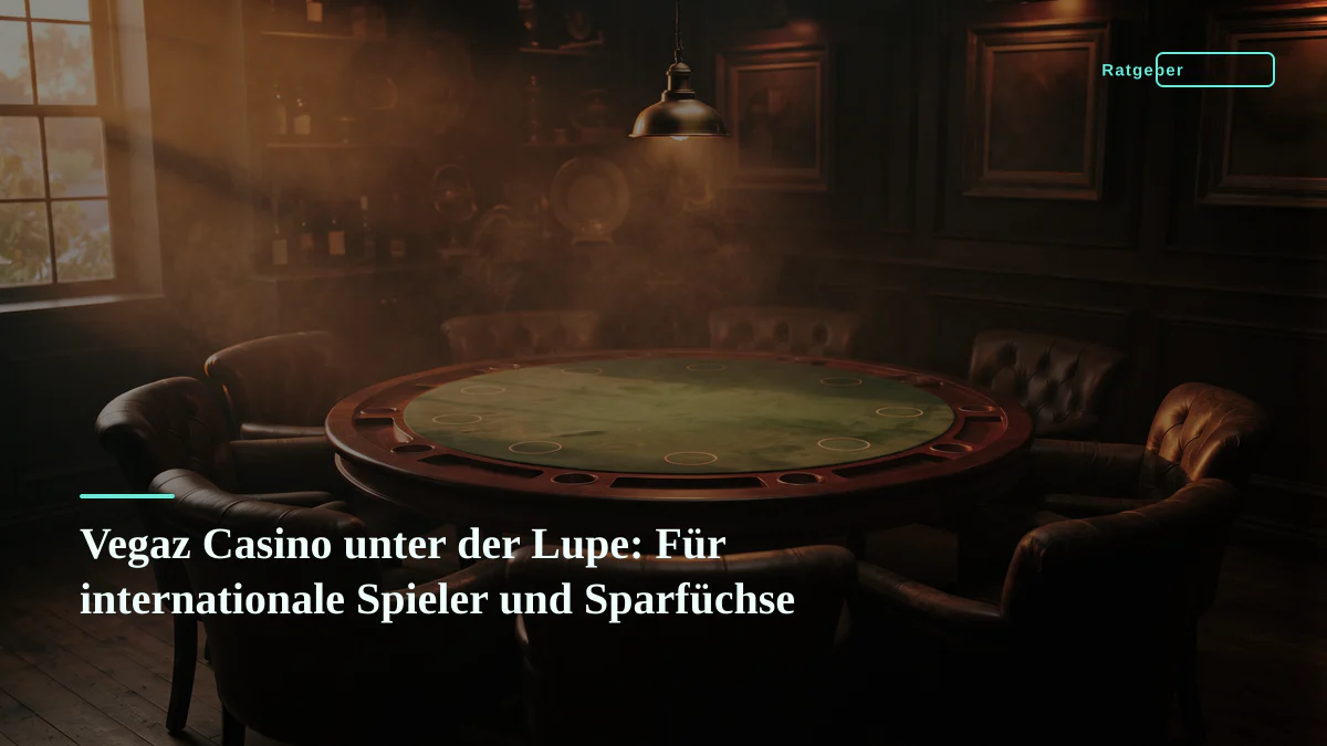 Vegaz Casino unter der Lupe: Für internationale Spieler und Sparfüchse