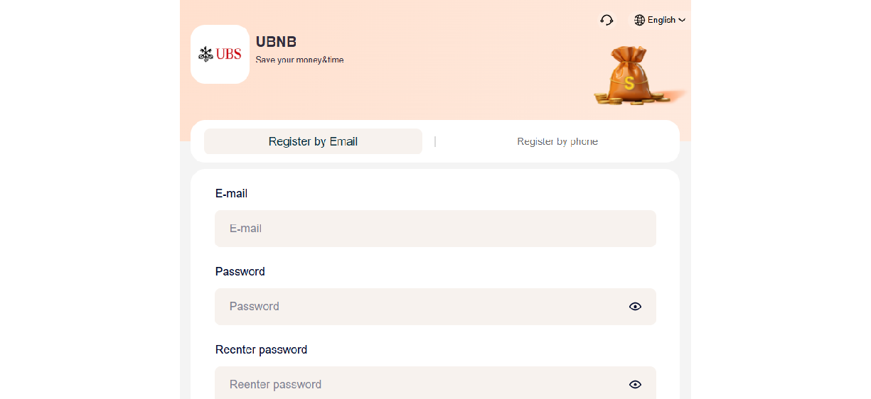 Forensic screenshot of [REDACTED] showing the phishing page layout