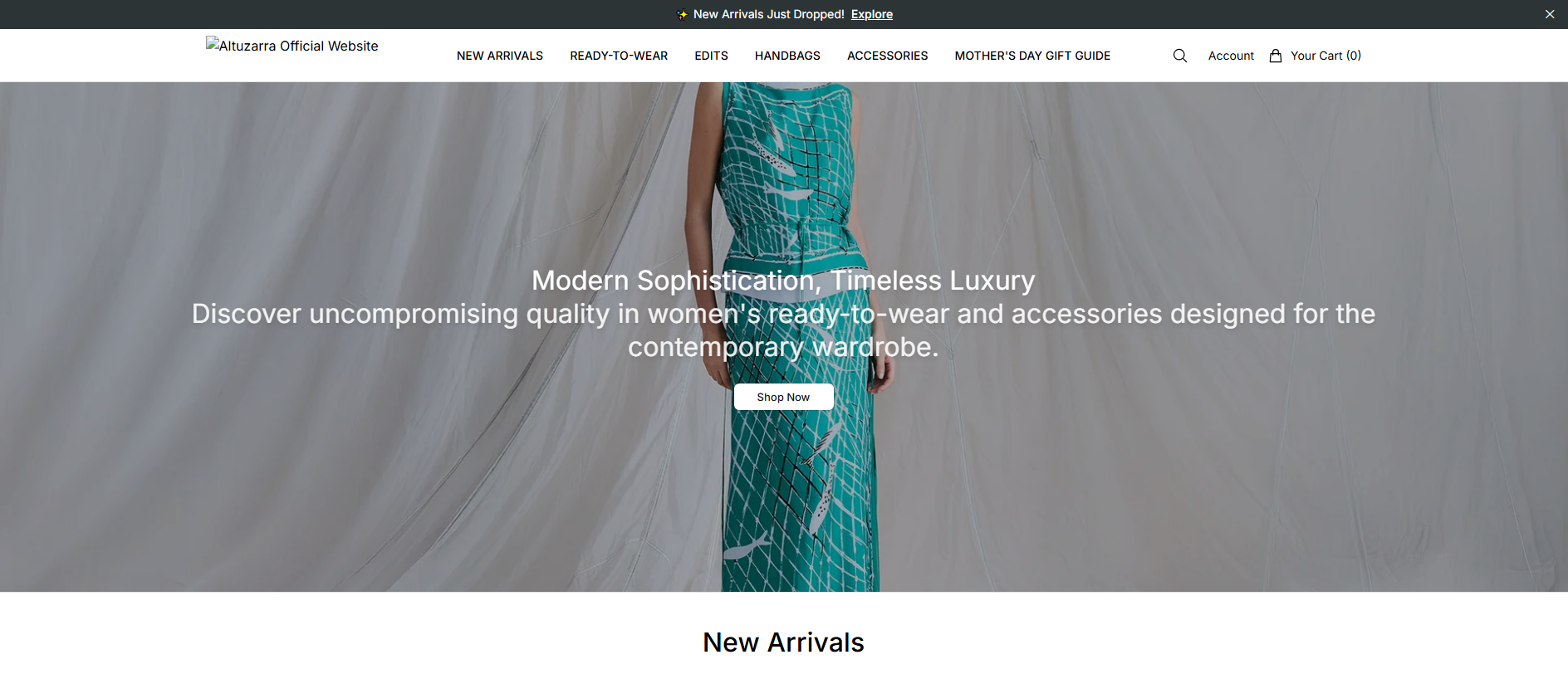 Stored capture of altuzarraworld.shop