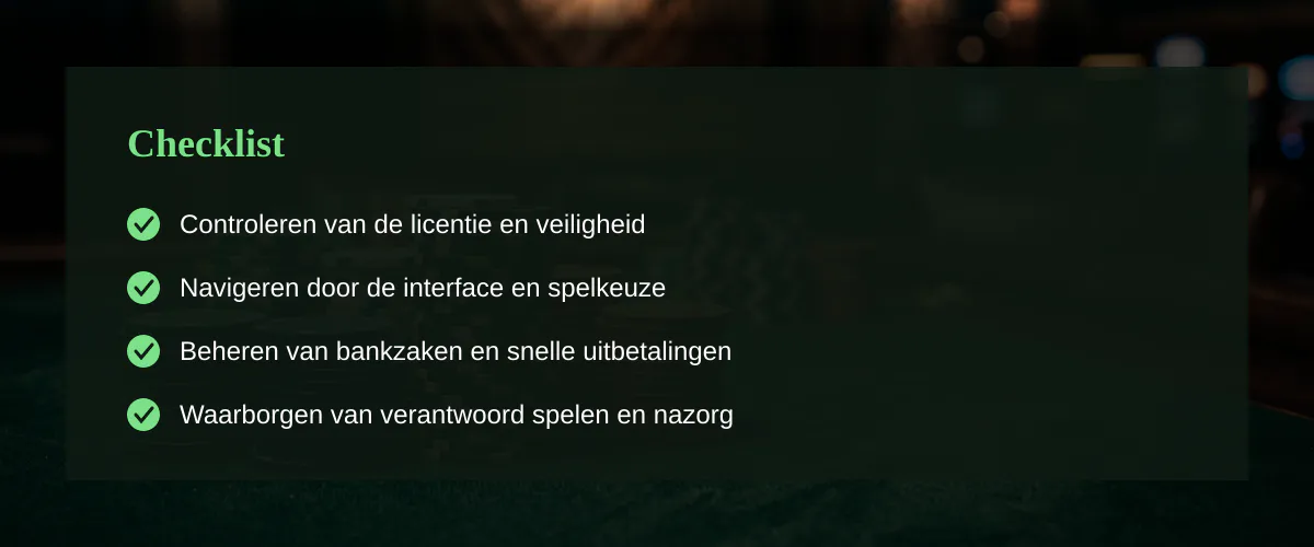 Inzetten via casino apps op de Nederlandse markt — Checklist