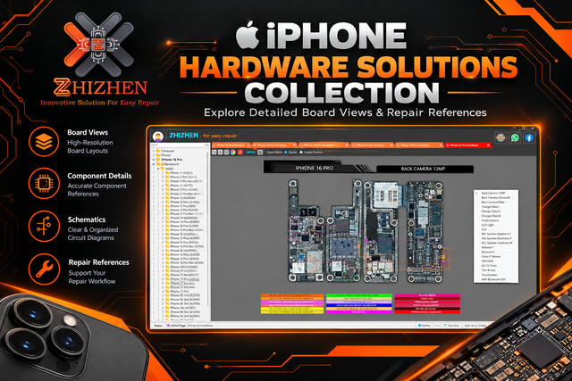 i Phone Hardware Solutions Poster