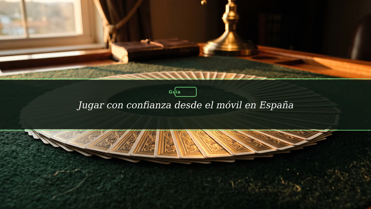 Jugar con confianza desde el móvil en España