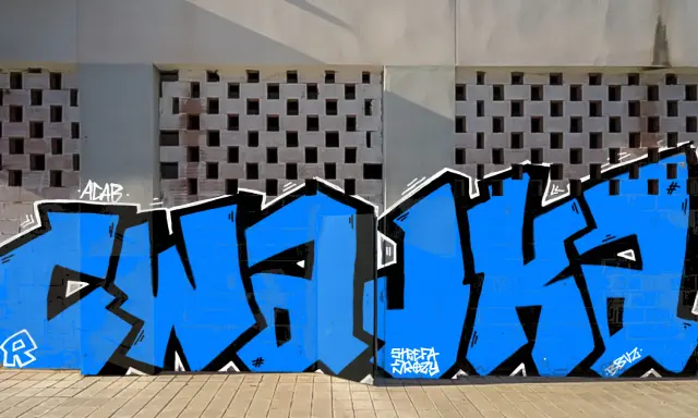 Graffiti artwork by vandald