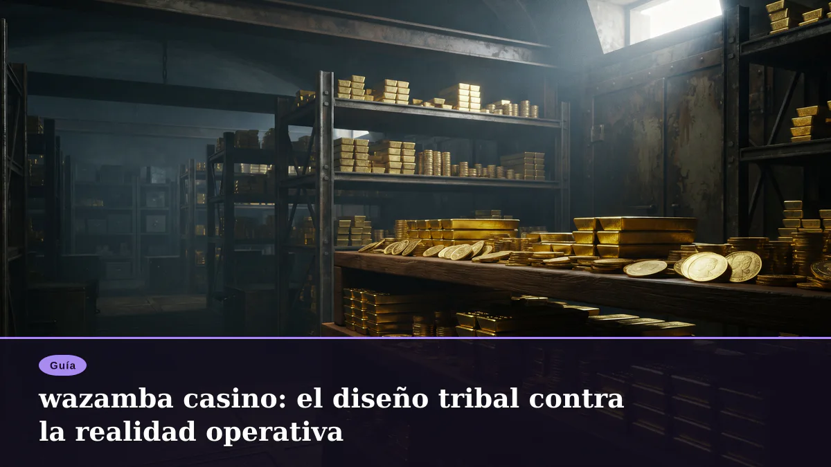 wazamba casino: el diseño tribal contra la realidad operativa