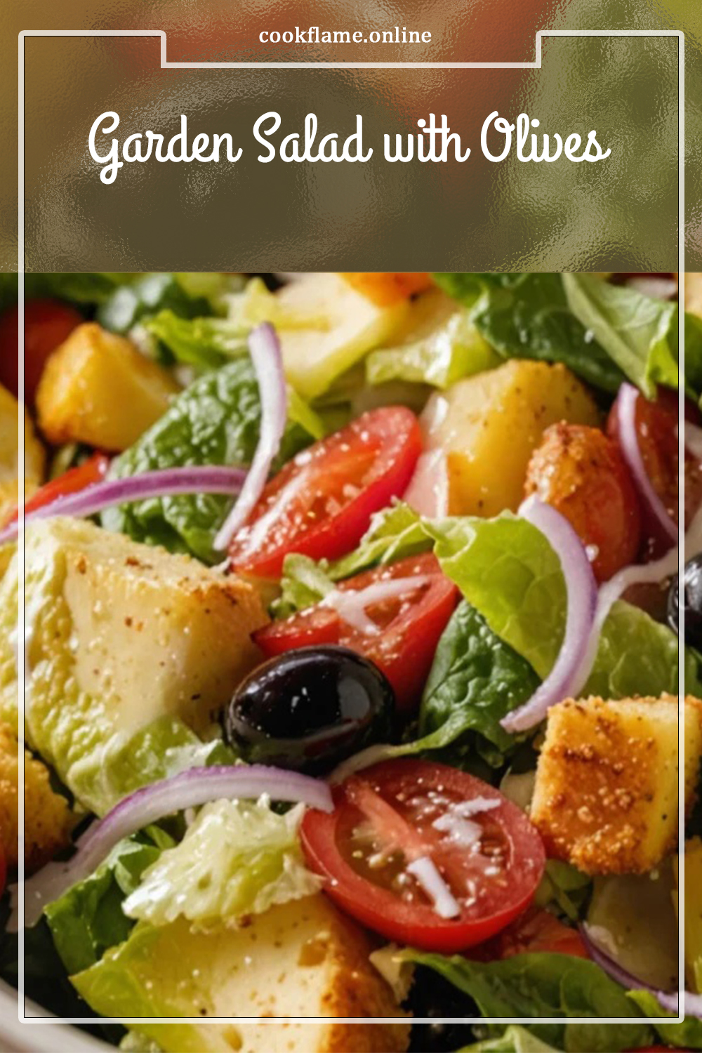 Garden Salad with Olives