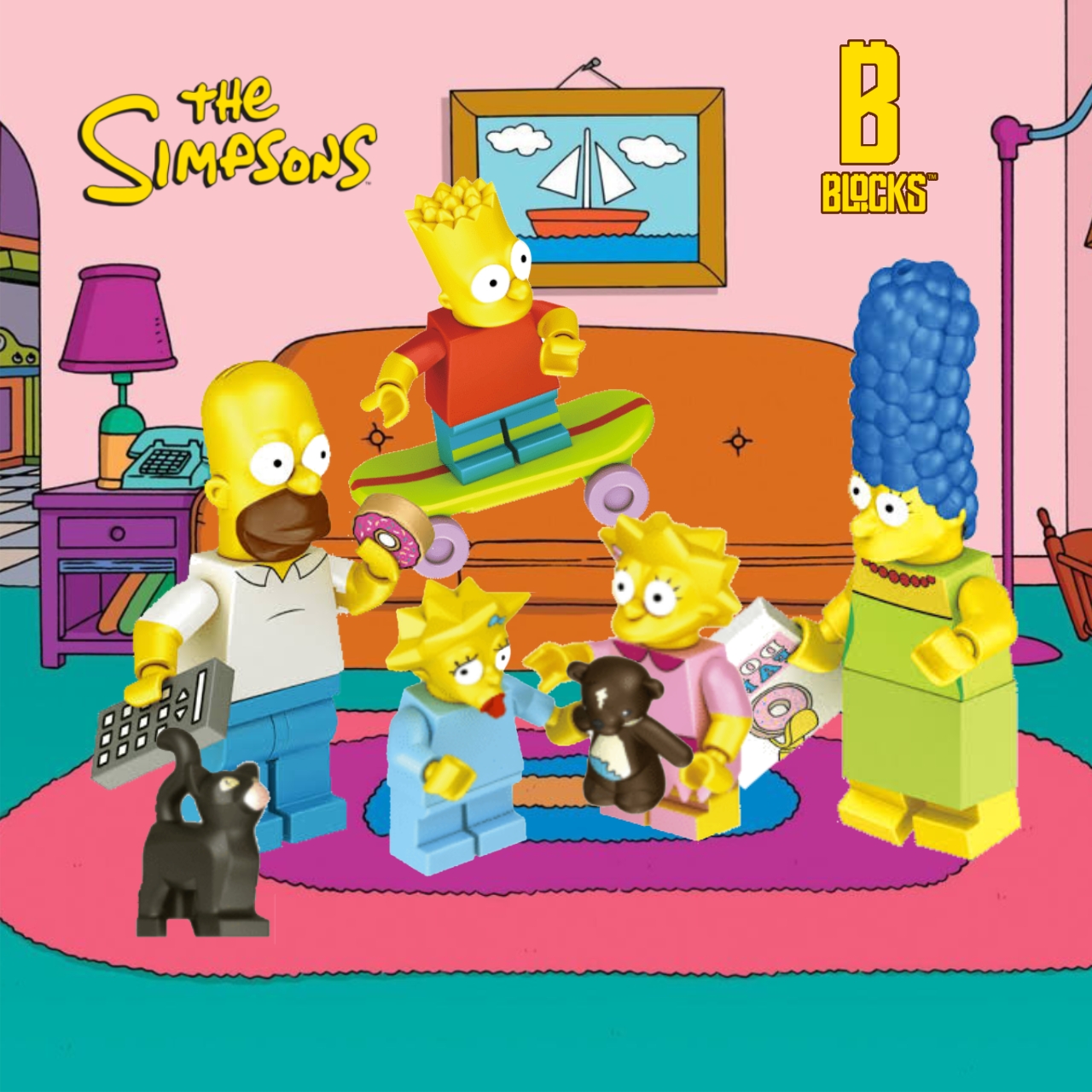 The Simpsons Set [5 minifigure]