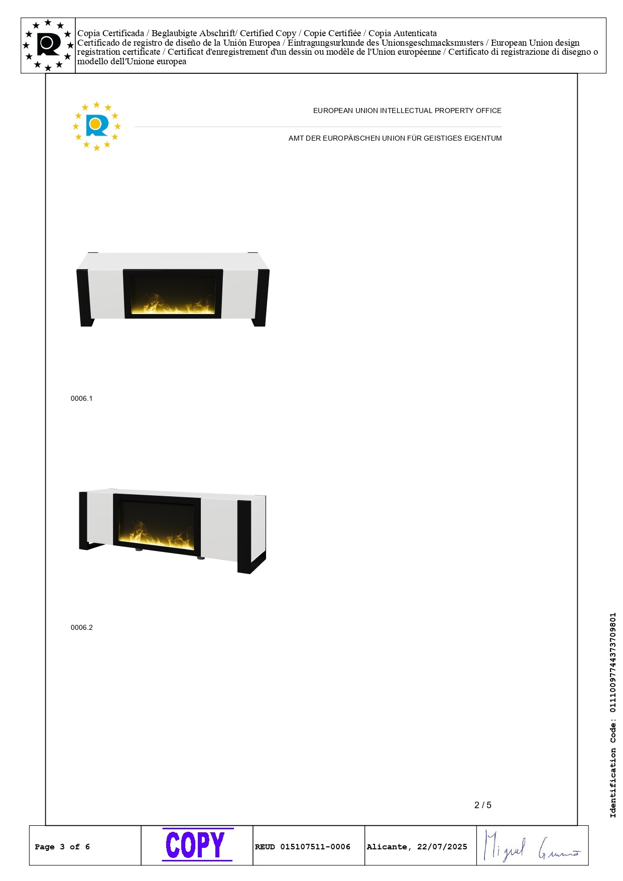 Meuble TV Blanc, 2 Portes, Rangement, Design Moderne, Structure Robuste, Entretien Facile - Panneaux de Particules - 165x32x55cm 3