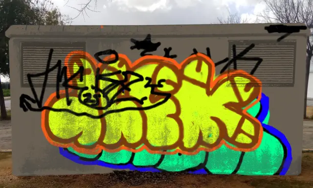 Graffiti artwork by mekzy22