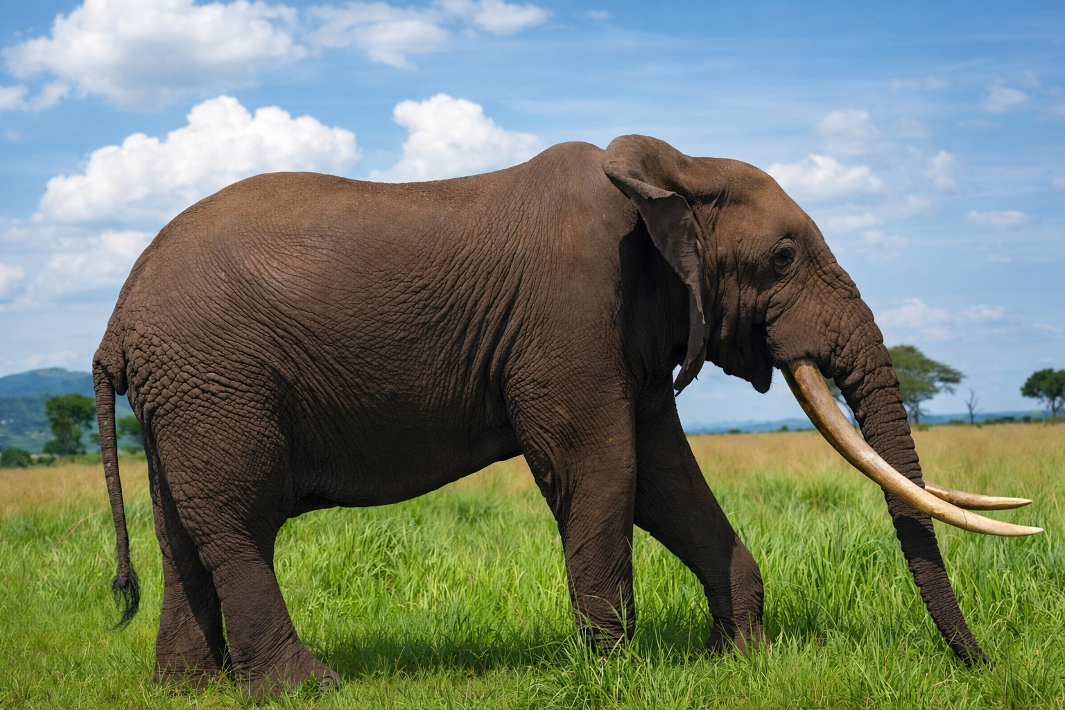 Elephant in Queen Elizabeth