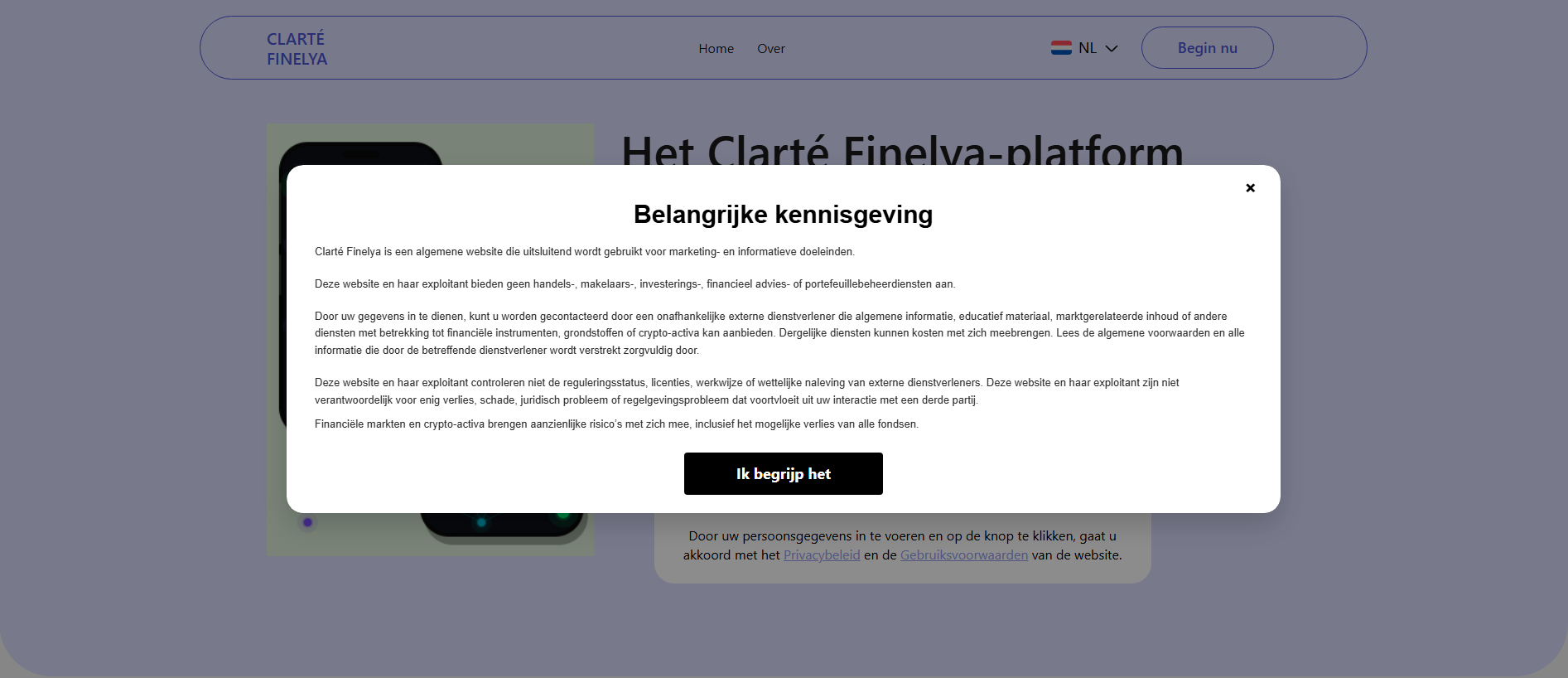 Stored capture of clartefinelya-nl.live