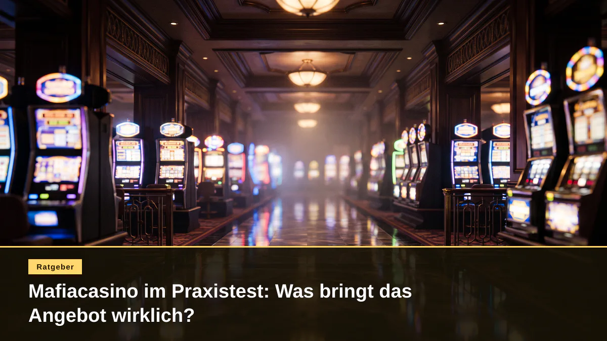 Mafiacasino im Praxistest: Was bringt das Angebot wirklich?