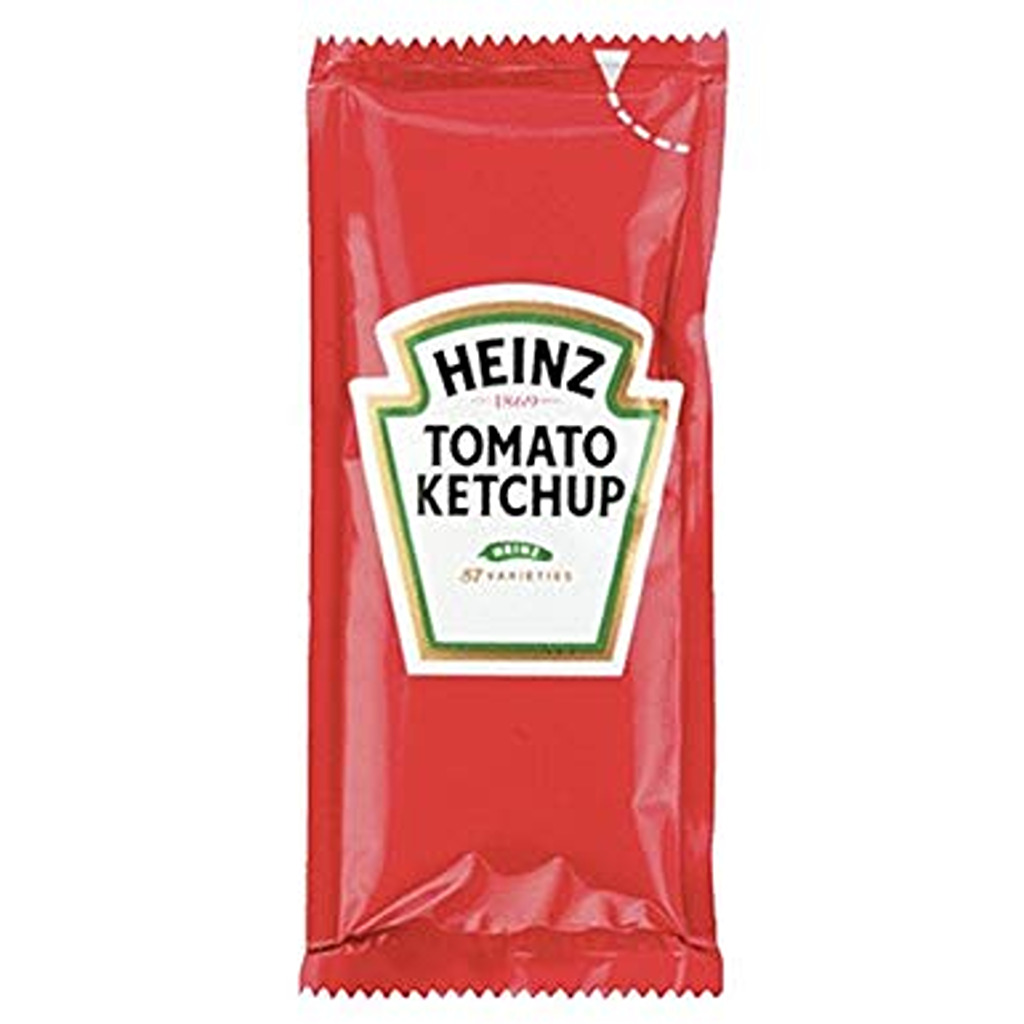 Tomato Ketchup sachets Heinz