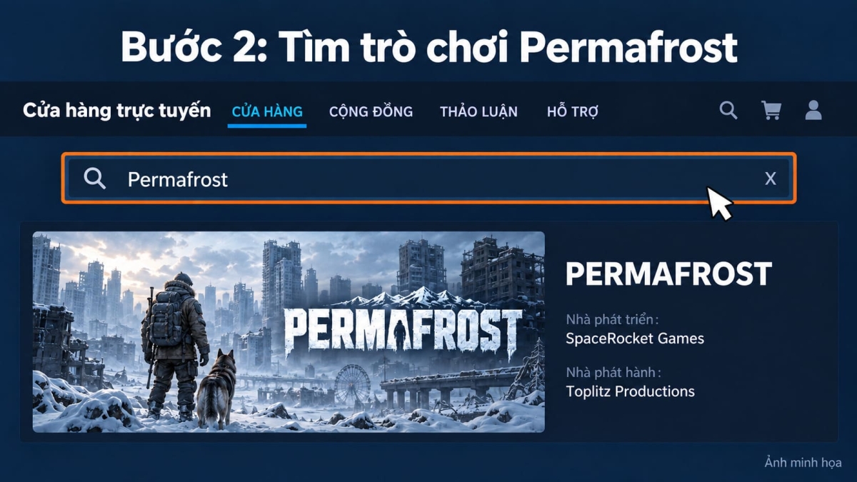 Tìm kiếm trò chơi Permafrost