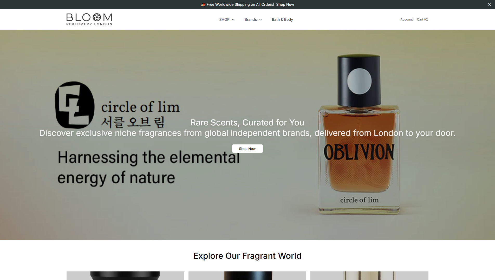 Primary capture · bloomperfumeshop.shop