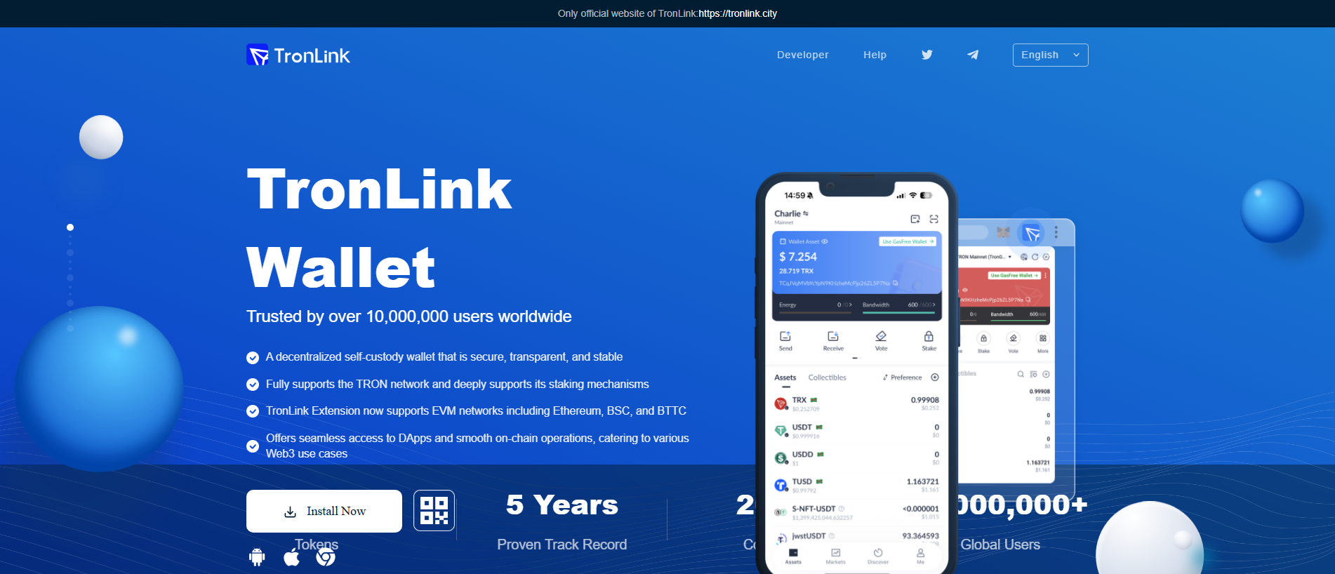 Stored capture of tronlink.city
