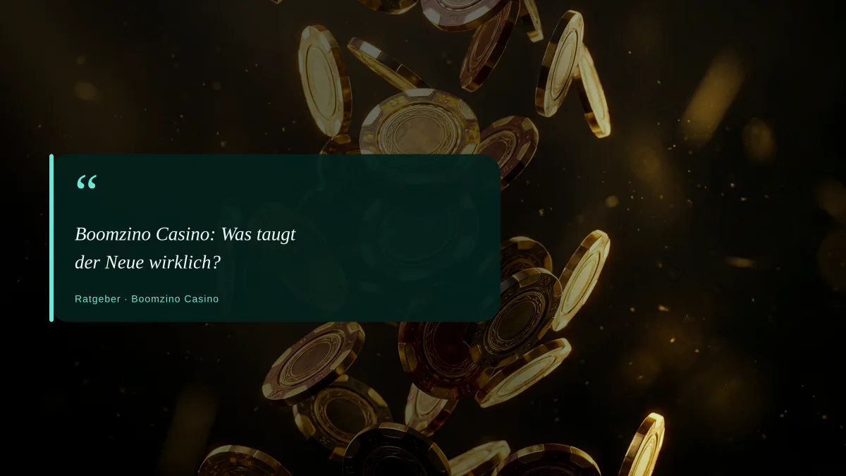 Boomzino Casino: Was taugt der Neue wirklich?