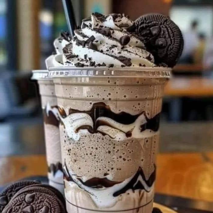 Vaso de Frappé con caramelo