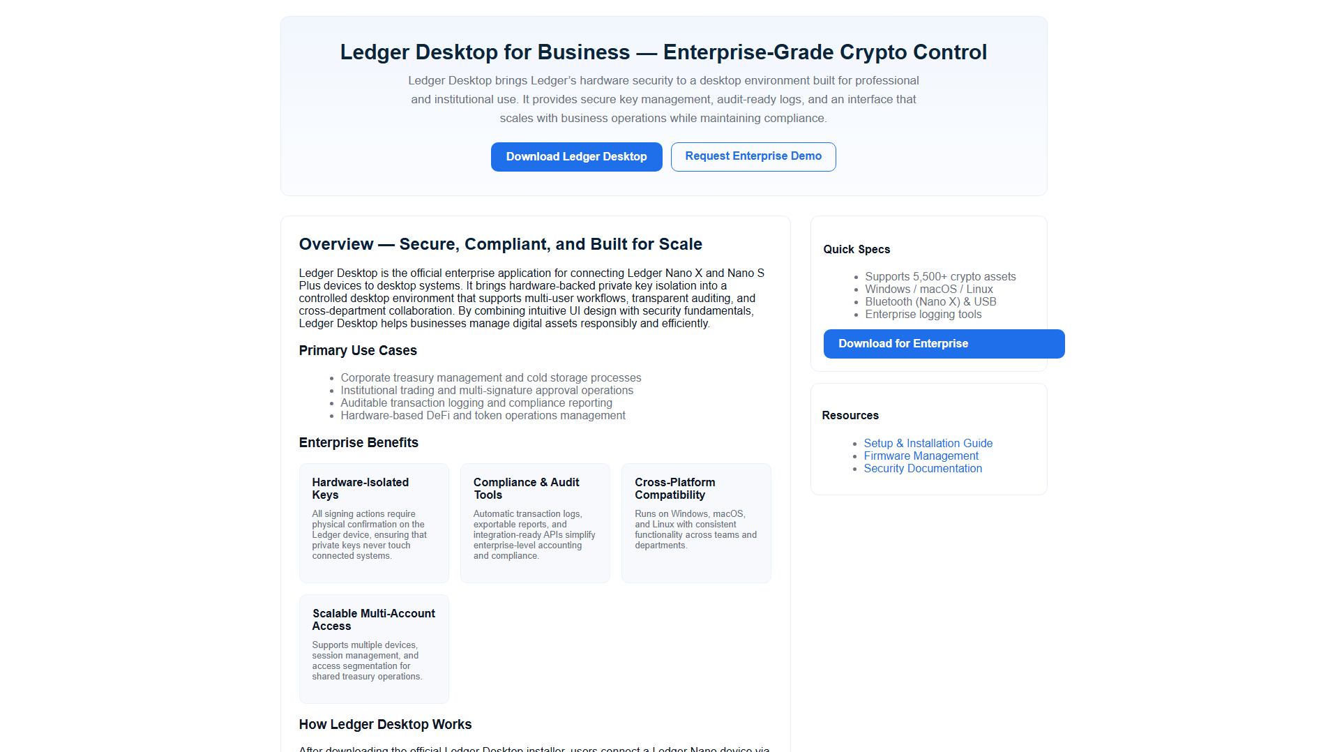 Screenshot of ledjer-desktop.pages.dev