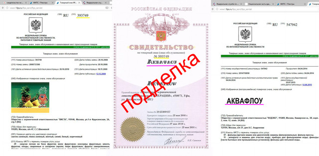Товарный знак Аквафлоу