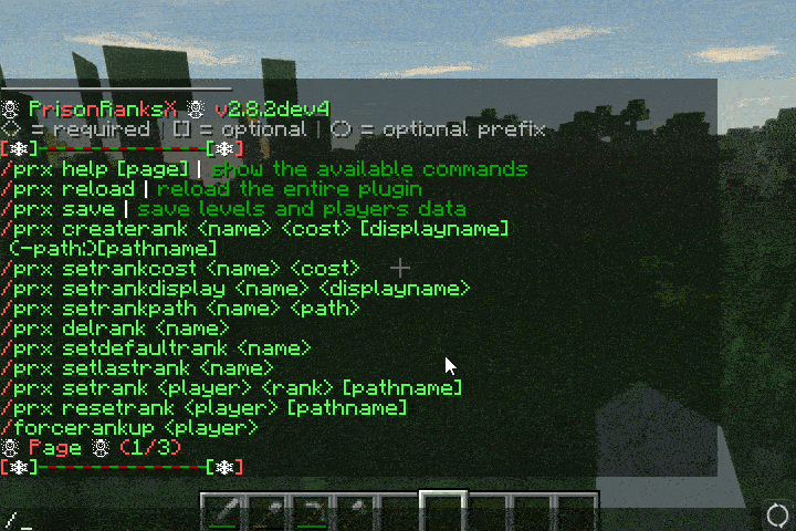 PrisonRanksX [1.5 - 1.20] | SpigotMC - High Performance Minecraft Software