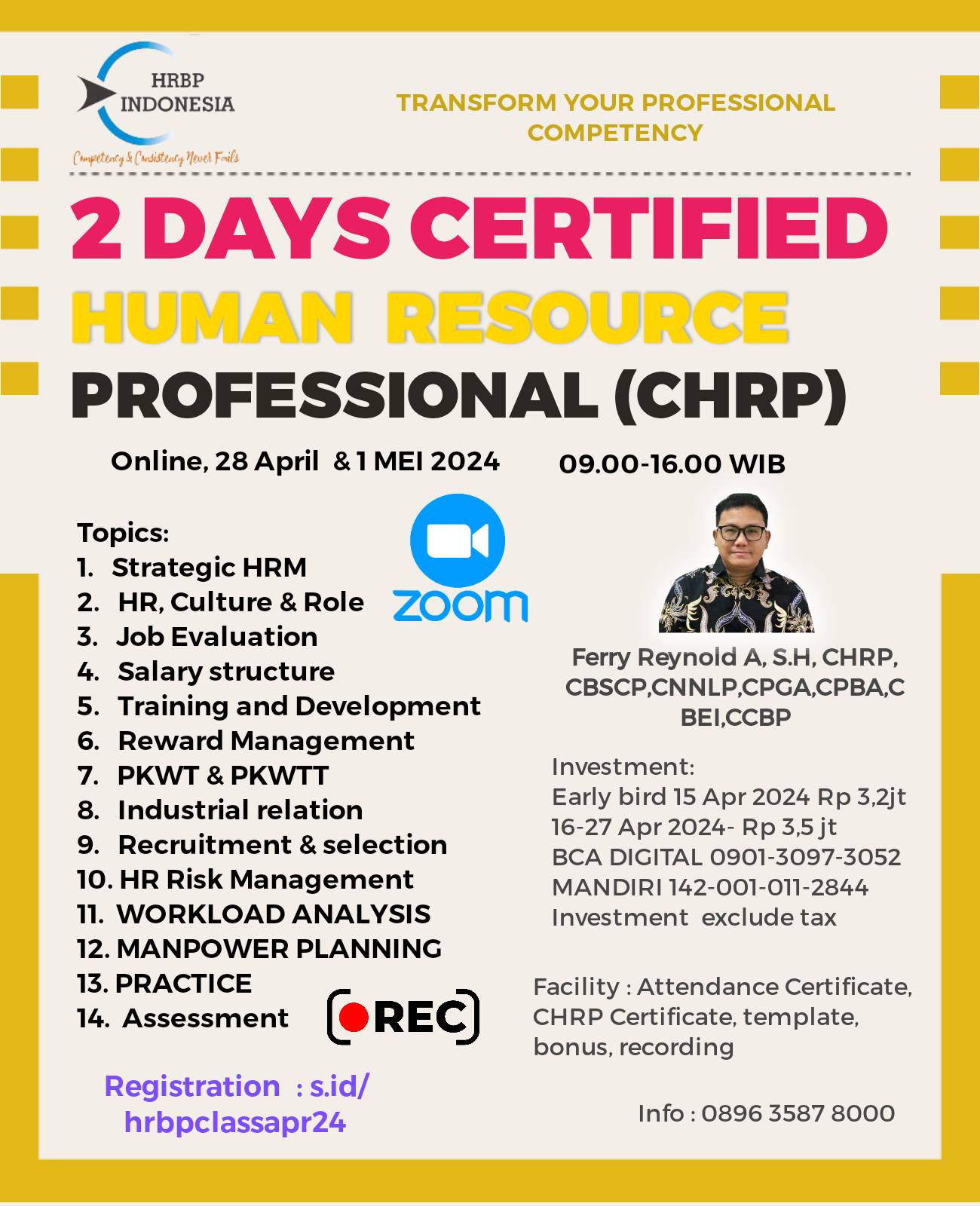 TRAINING ONLINE
