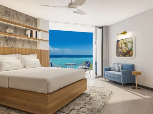 O1B – Mammee Bay Oceanview One Bedroom Butler Suite w/ Balcony Tranquility Soaking Tub