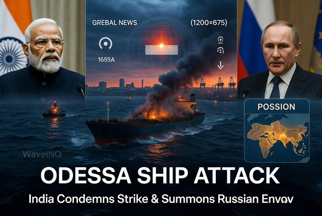 Odessa Ship Attack: India Condemns Strike, Summons Russian Envoy