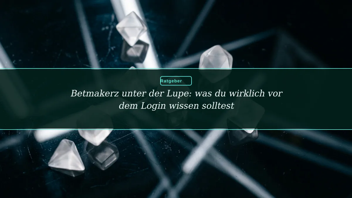 Betmakerz unter der Lupe: was du wirklich vor dem Login wissen solltest