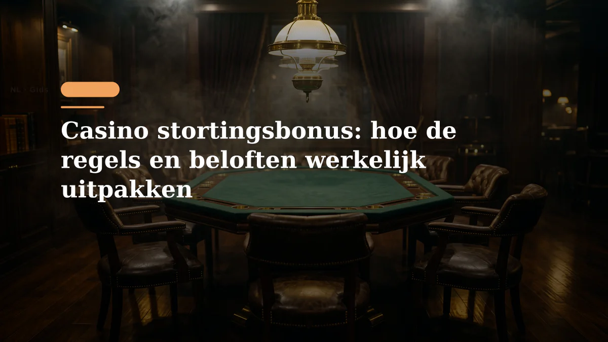 Casino stortingsbonus: hoe de regels en beloften werkelijk uitpakken