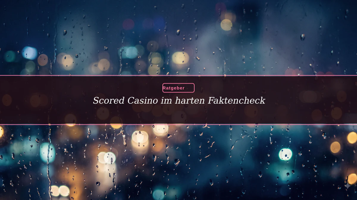 Scored Casino im harten Faktencheck