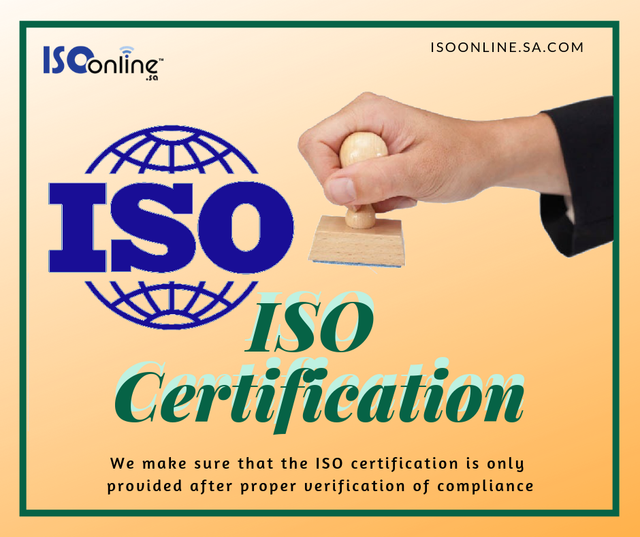 In Saudi Arabia, if you are looking for online ISO certificates, then simply visit www.isoonline.sa.com. It is an online ISO certification company having the reputation of making ISO certification simple and fast for businesses.